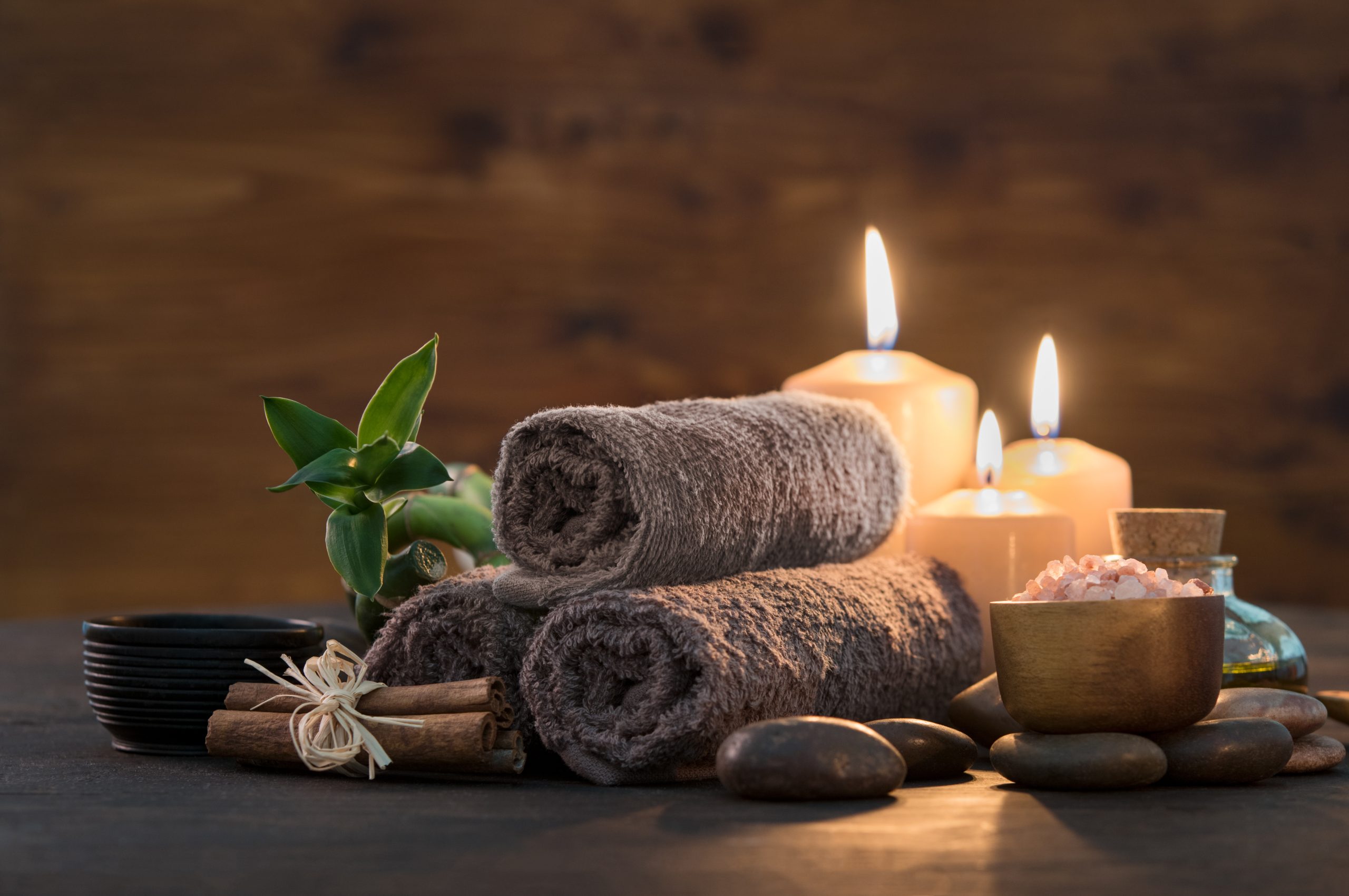 Spa and massage therapy background